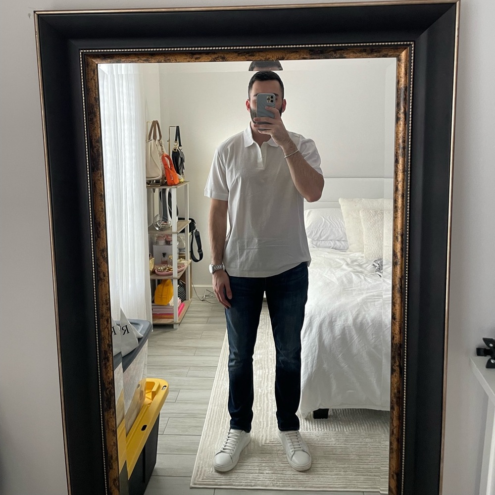 BOSS Classic White Polo Shirt